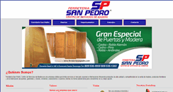 Desktop Screenshot of ferreteriasanpedro.com
